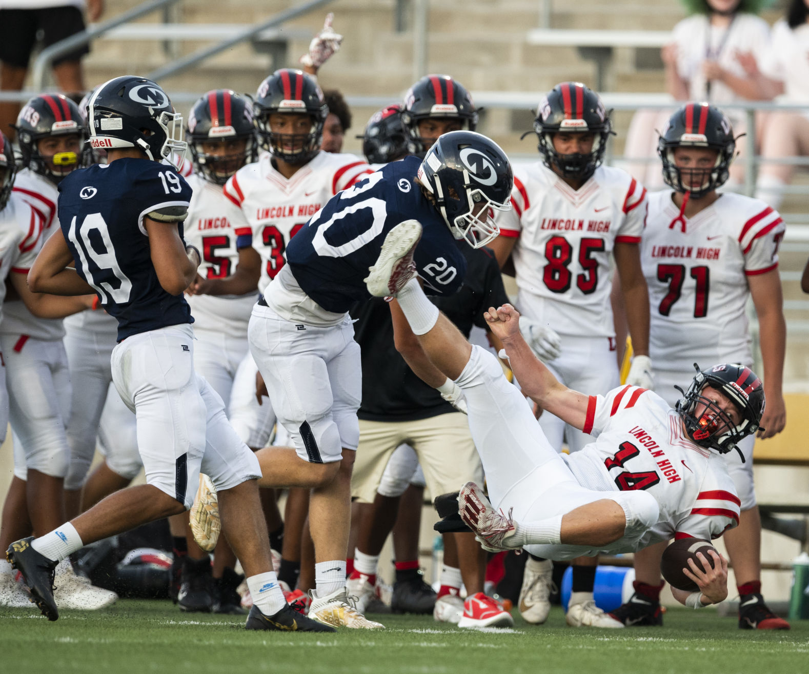 Lincoln North Star vs. Lincoln High, 8.27